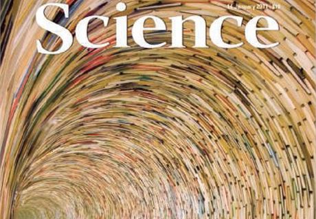 Titulní stránka týdeníku Science s dílem Mateje Kréna