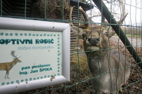 Dank v zoo Ohrada. 