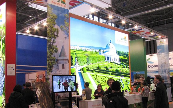 Expozice Kromsko na veletrhu Regiontour 2011 v Brn. 