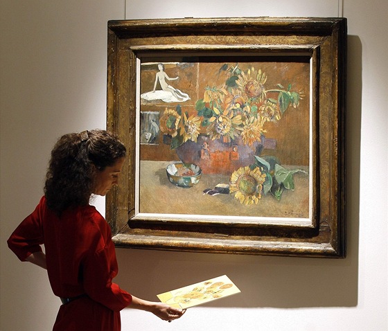 Aukce Gauguinova plátna Nature Morte &#224; "L´Espérance" se koná zaátkem února v Londýn