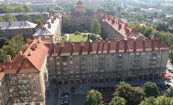 Bývalé byty OKD v Ostrav.