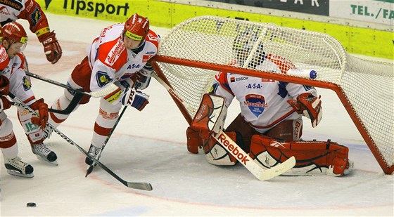 Hokejisté HC Mountfield se louí s Budvar arénou.
