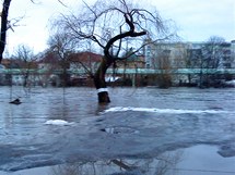 Rozvodnn Ohe v Sokolov (15.1. 2011)