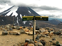 Sopka Ngauruhoe je vrcholem celodenn try Tongariro crossing v srdci Severnho ostrova.