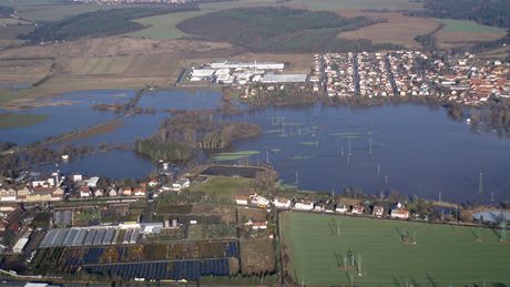 Povodn leden 2011 - Plze Kimice a Radice