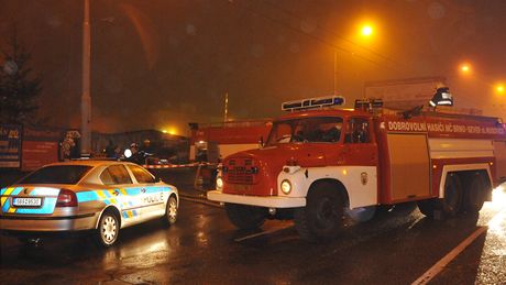 Poár vietnamské trnice na Olomoucké ulici v Brn. (13. leden 2011)