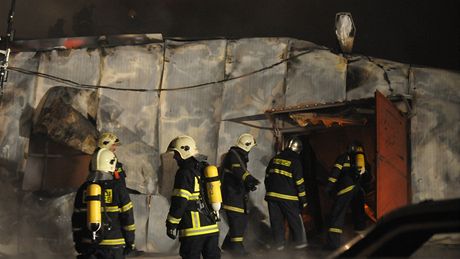 Poár vietnamské trnice na Olomoucké ulici v Brn. (13. leden 2011)