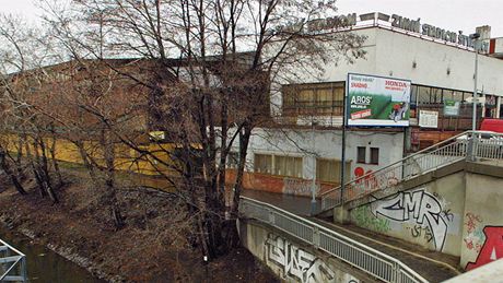 Zimní stadion na praském ostrov tvanice.