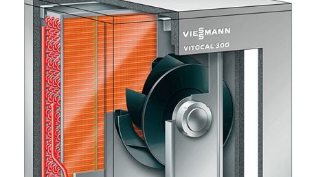 Vitocal 300-G na principu Master/Slave se hodí i pro vytápní obytných místností s radiátory, typ BW 17,6 kW stojí 259 524 K (Viessmann) 
