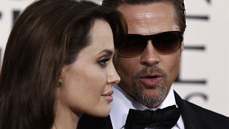 Zlat glby 2011 - A. Jolie a B. Pitt