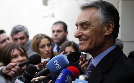 Dosavadní portugalský prezident Cavaco Silva.