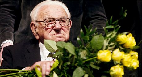 Sir Nicholas Winton. (20. ledna 2011)