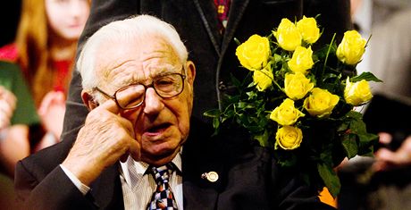 Sir Nicholas Winton. (20. ledna 2011)