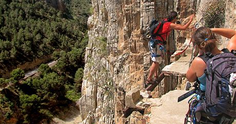 panlsko, El Chorro, stezka Caminito del Rey - ped rekonstrukc