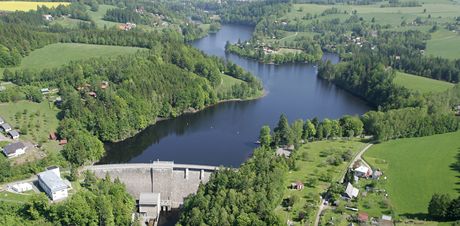 Pastvinská pehrada. Jeden z nejpitalivjích prázdninových turistických cíl. A zásobník vody pro období sucha. Ilustraní foto.