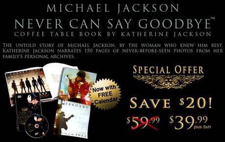 Reklama na neautorizovanou knihu Katherine Jacksonové o jejím synovi Michaelovi