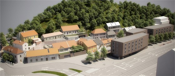Oprava osady Buánka poítá s obnovou pvodních stavení, ale i s výstavbou nových bytových dom.
