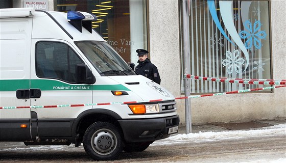 Nahláená bomba v libereckém Paláci Dunaj