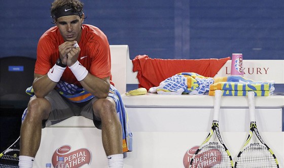 Smutný Rafael Nadal u ví, e tvrtý grandslam v ad nevyhraje