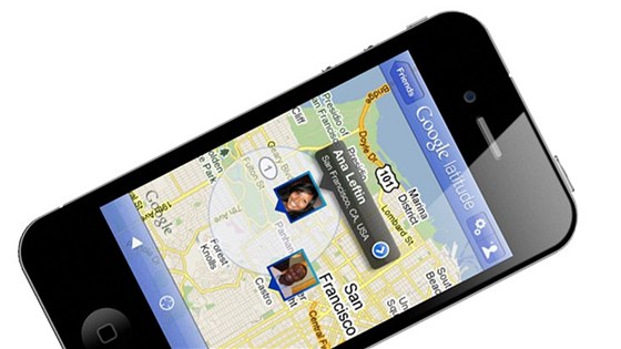 Google Latitude na iPhone