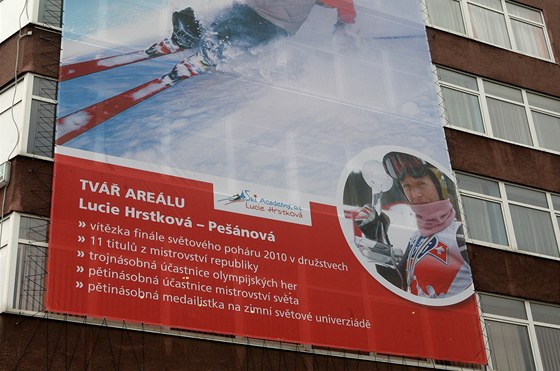 Billboard s Lucií Hrstkovou-Peánovou