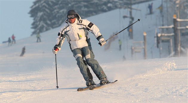 Lya ve Ski areálu Mosty u Jablunkova.