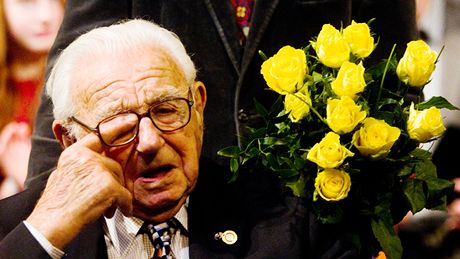 Sir Nicholas Winton. (20. ledna 2011)