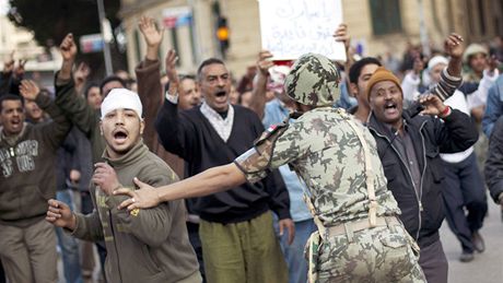 Protivládní protesty na káhirském námstí Tahír (30. ledna 2010)