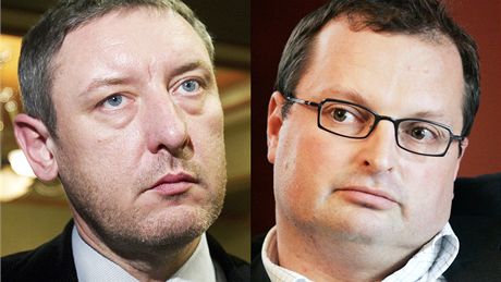 Martin Ulčák (vlevo) a Radovan Vítek. Martin Ulčák (vlevo) a Radovan Vítek.