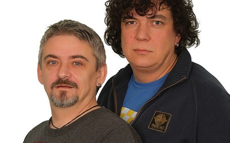 Michal Suchánek a Richard Genzer v poadu Partika