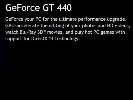 GeForce GT 440