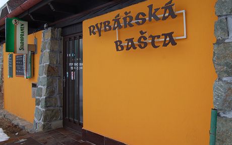 Restaurace Rybáská bata u Brnnské pehrady.