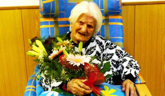 Ve Velké Bítei zemela nejstarí obyvatelka eska, 107letá Frantika Konarová   
