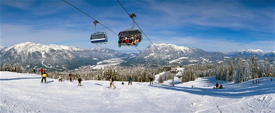 Lyování v nmeckém Garmisch-Partenkirchenu