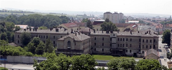 Bývalá vznice v Uherském Hraditi, kde byli mueni a popravováni odprci komunistického reimu.