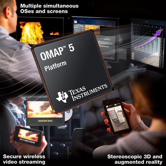 Nové procesory TI OMAP 5