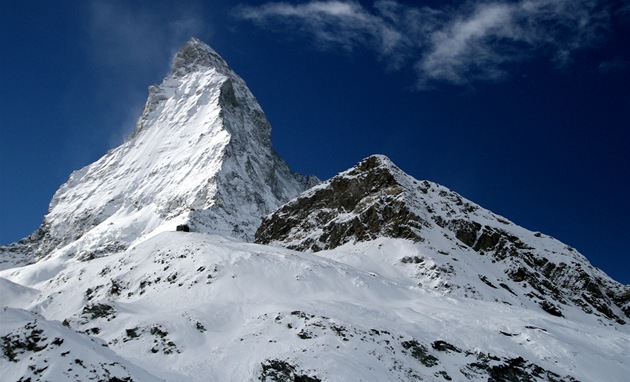 Matterhorn vidíte v Zermattu z velké ásti msta