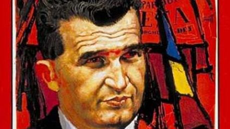 Nicolae Ceausescu na titulu magazínu Time 