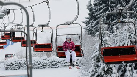 Ski snowpark na Harusově kopci v Novém Městě na Moravě. Ski snowpark na Harusově kopci v Novém Městě na Moravě.