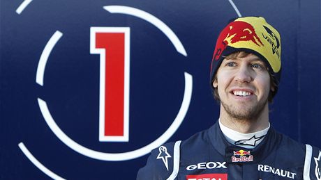 Sebastian Vettel pi pedstavení nového vozu Red Bull