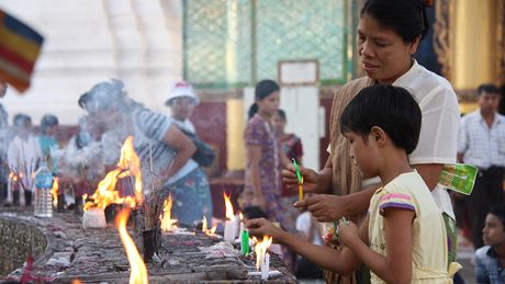 Buddhismus prostupuje ivotem Barmánc od útlého vku