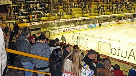 Zimní stadion Ivana Hlinky v Litvínov oima divák.