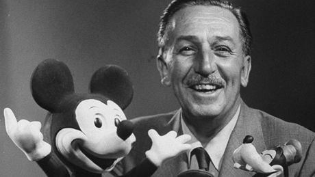 Walt Disney se svými nejúspnjími filmovými hrdiny