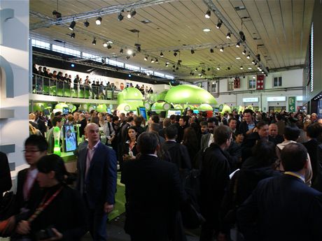 Svt Google Android na Mobile World Congress 2011 v Barcelon