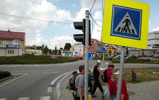 Ve tvrti Týn v kiovatce ulic Táborská, Budíkovická a Marie Majerové v Tebíi vznikne nový kruhový objezd (ilustraní snímek).