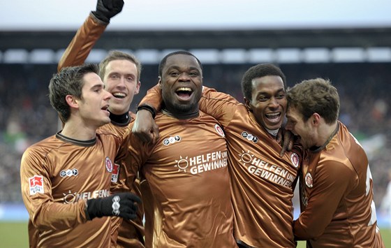 Fotbalisté St. Pauli a jejich radost (archivní foto).