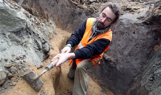 Usilovná práce pi vykopávkách se archeologm v Opav vyplatila. Ilustraní foto