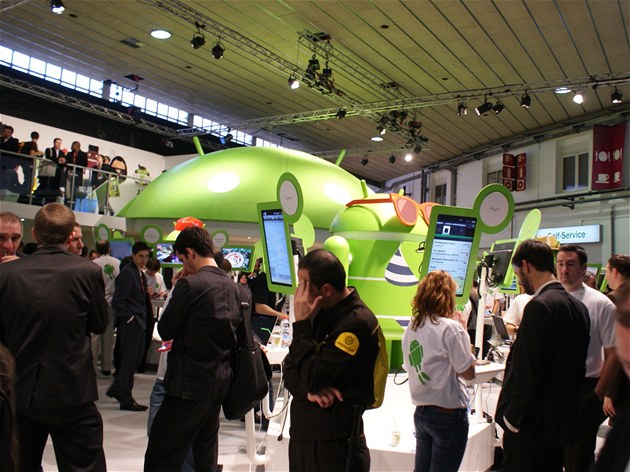 Svt Google Android na Mobile World Congress 2011 v Barcelon