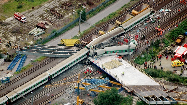 Tragick eleznin nehoda ve Studnce na Novojinsku (8. srpna 2008)