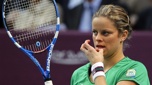 BEZRADNÁ AMPIONKA. Belgická tenistka Kim Clijstersová se ve finále v Paíi vbec nedostala do rytmu a nestíhala.